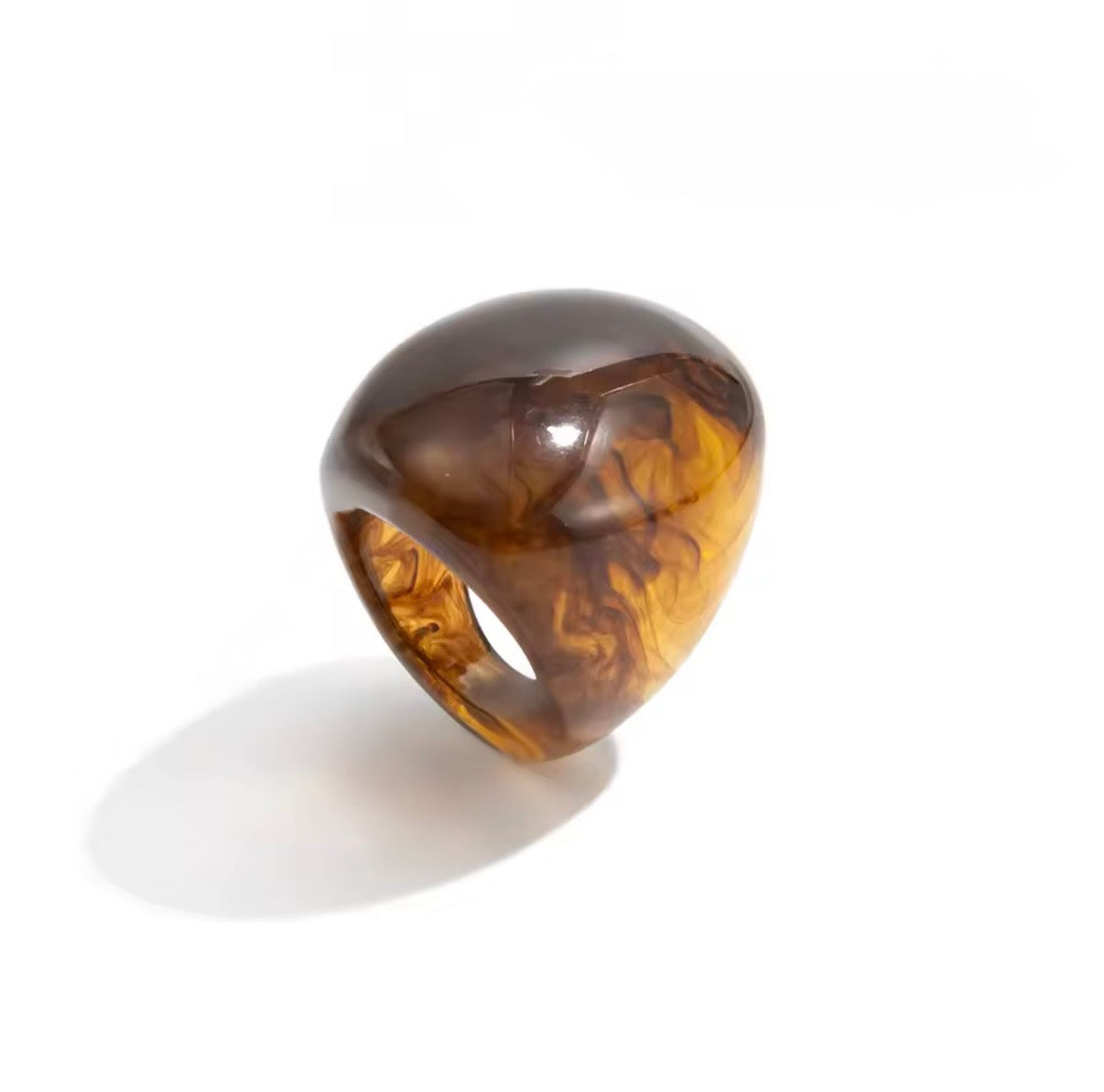 Bague ambre